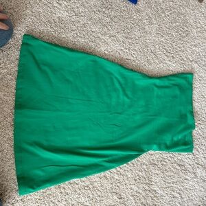 Green Strapless Dress